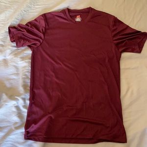 Maroon Hanes Athletic Shirt